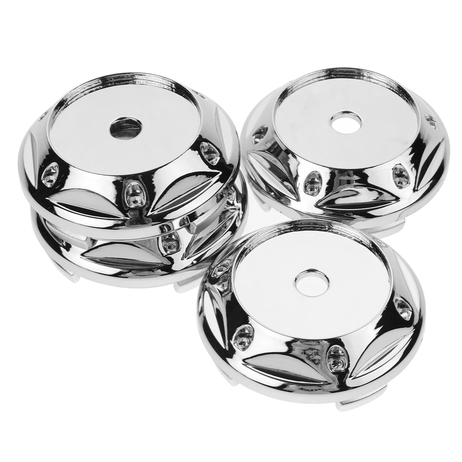 

4Pcs Car Wheel Center Cover 68Mm Vehicle Rim Caps High Durability Not Easy to Deform Stylish Design Wheel Center Caps for Rims