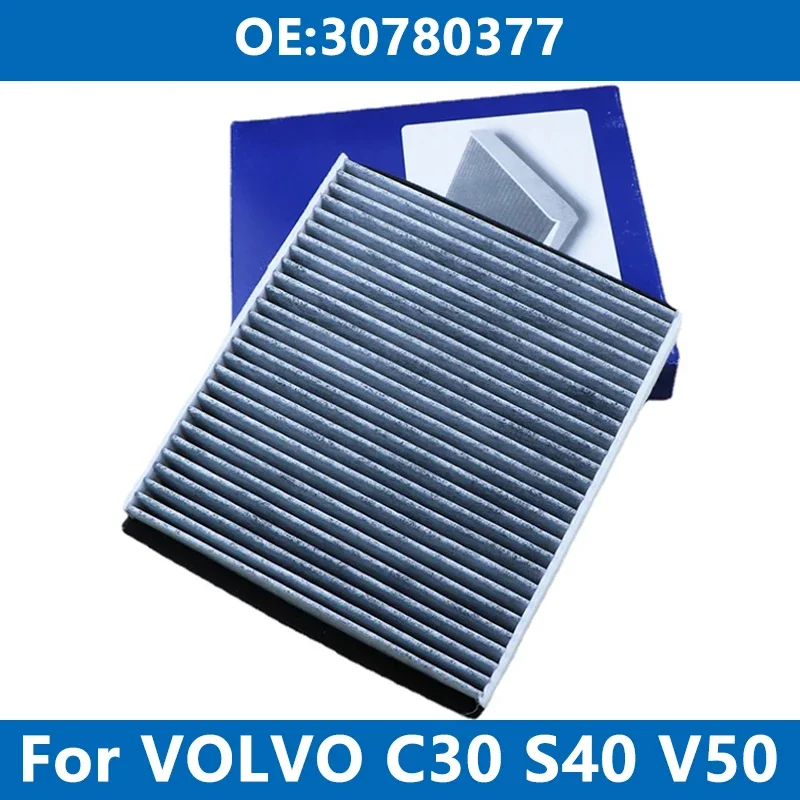 Car Cabin Filter Air Conditioner 30780377 For VOLVO S40 II V50 C30 C70 T5 D2 D3 D4 D5 Flexfuel AWD 1.6 1.8 2.0 2.4 Cabin Filter