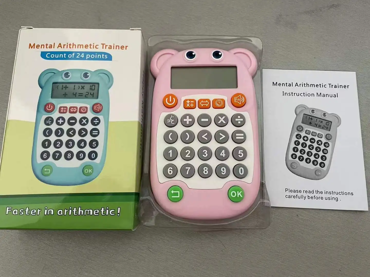 Kinder lernen pädagogische Aktivität Spielzeug Addition Subtraktion Multi pli kation Division elektronisches Mathe-Spiel für Kinder