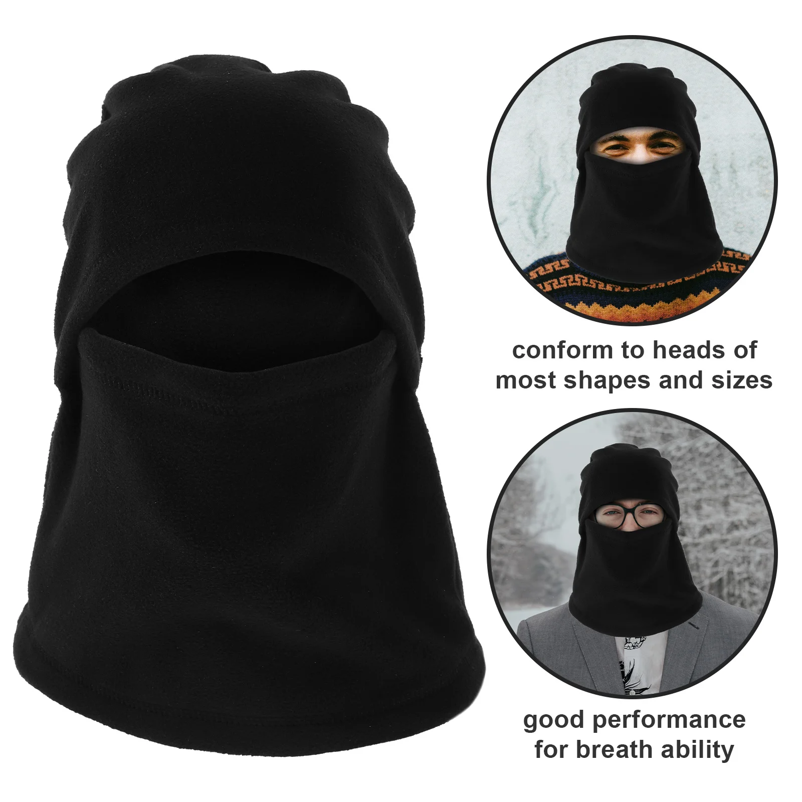 

Outdoor Windproof Face Hood with Comfortable Stretch Material for Riding Fishing Mountaineering Sports Neck Protector Mask