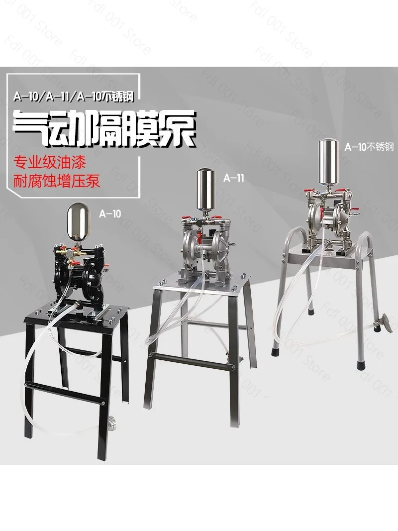 Pneumatic Diaphragm Pump Paint Spray  A-10 A-15 A20 Ink Double Diaphragm Pump 1 Inch