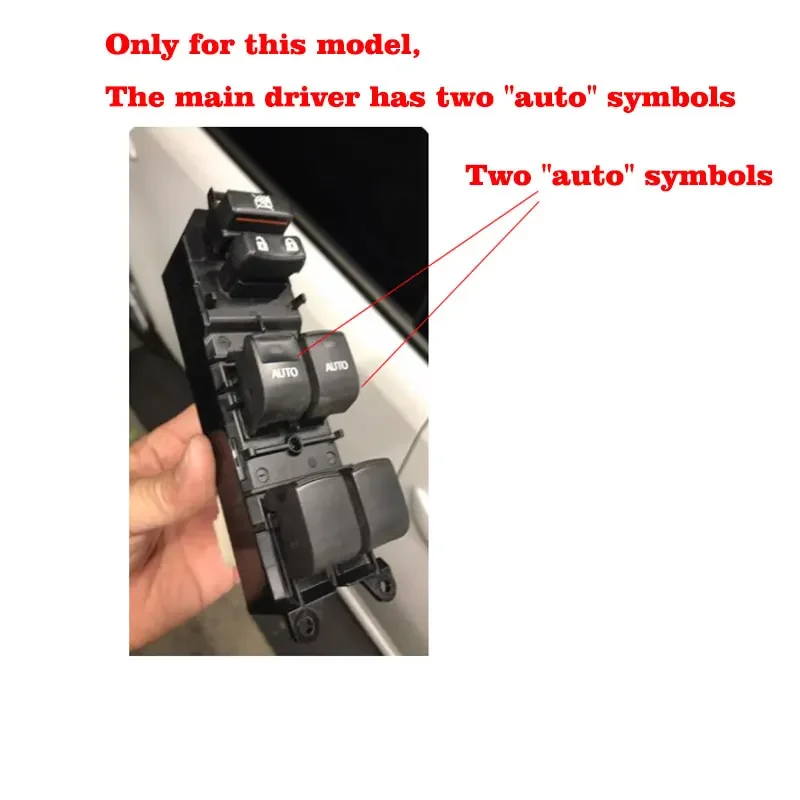 OUY HIHG FLYING for Toyota Tundra 2007-2021 White LED Lighted Power Window Switch Control Down Up
