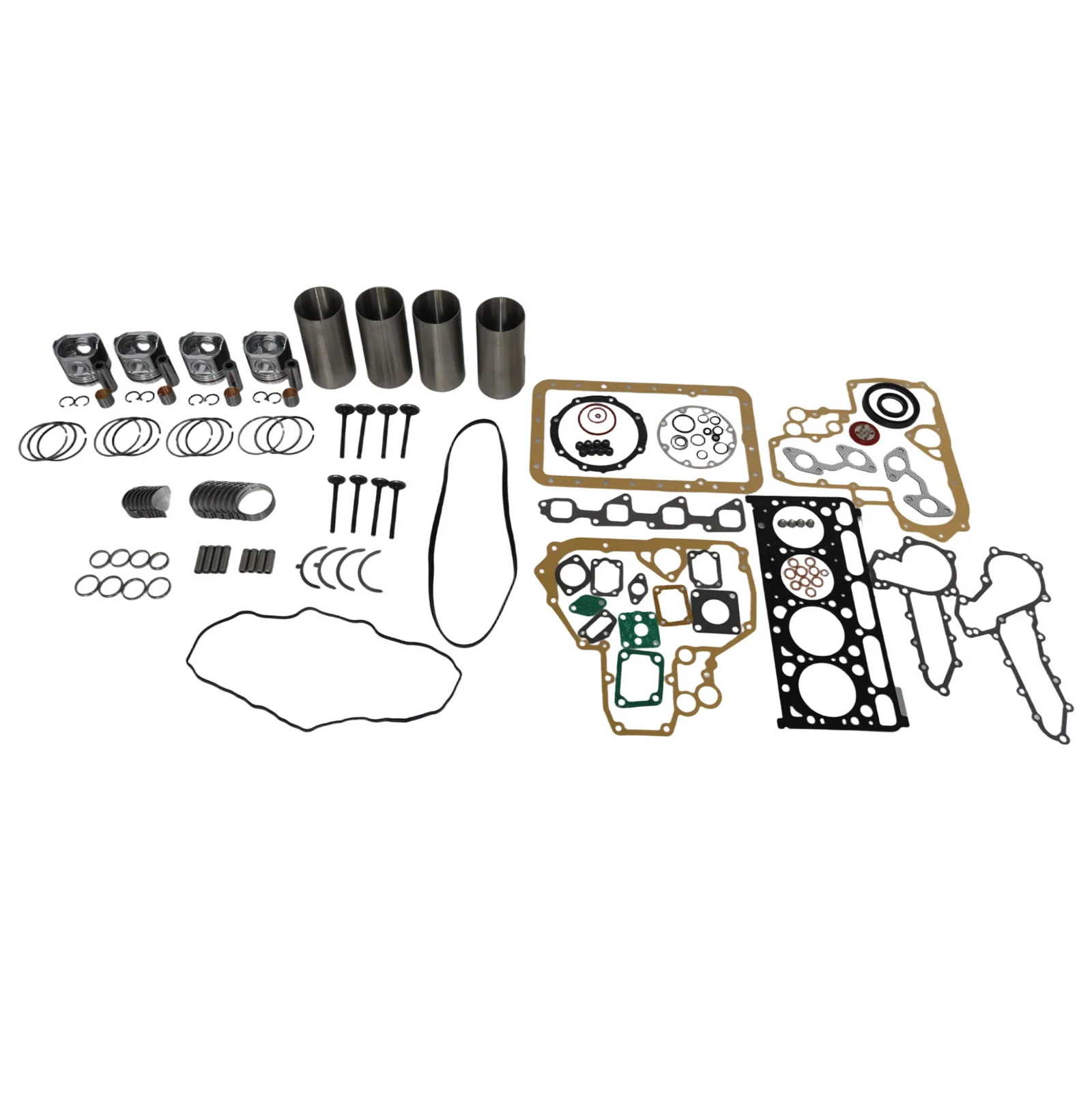 Overhaul Rebuild Kit For Kubota V2003-M-DI V2003-DI Direct Injection Engine Bobcat Loader Piston 1G770-21110