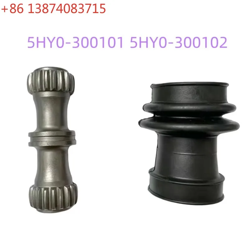 Original Rear Drive Shaft 5HY0-300101 Rubber Drive Sleeve 9CR6-300206-10000 For CF NEW 950CC 1000CC UTV SSV UFORCE U10 Model