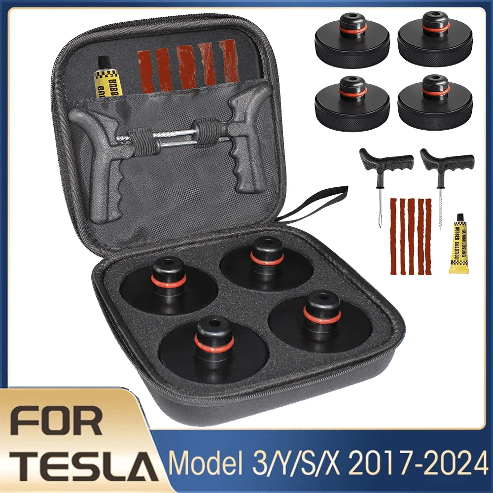 Für Tesla Gummi Hub heber Pad Adapter Werkzeug für Tesla Modell 3/y/s/x 2017-2024 Zubehör Reifen reparatur werkzeug Hub heber Pad