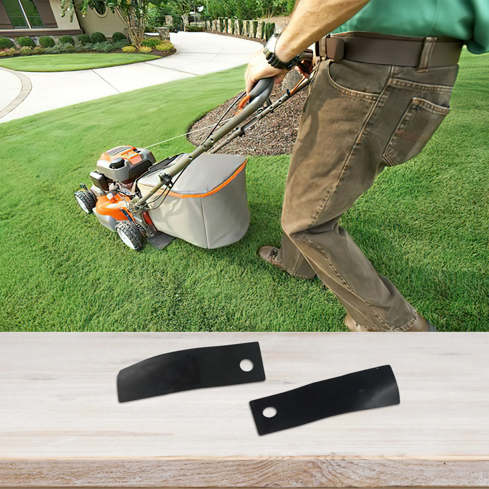 Blades & Bolt Kit for Honda HRU19R HRU19D 194 195 196 197 Lawn Mower 21 Blades 16mm Hole Size Easy Installation