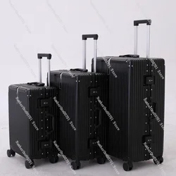 luggage travel set Manufacturers Custom Aluminium 100%pc Hardshell Travel Trolley Carry On Suitcase Luggage With Wheels