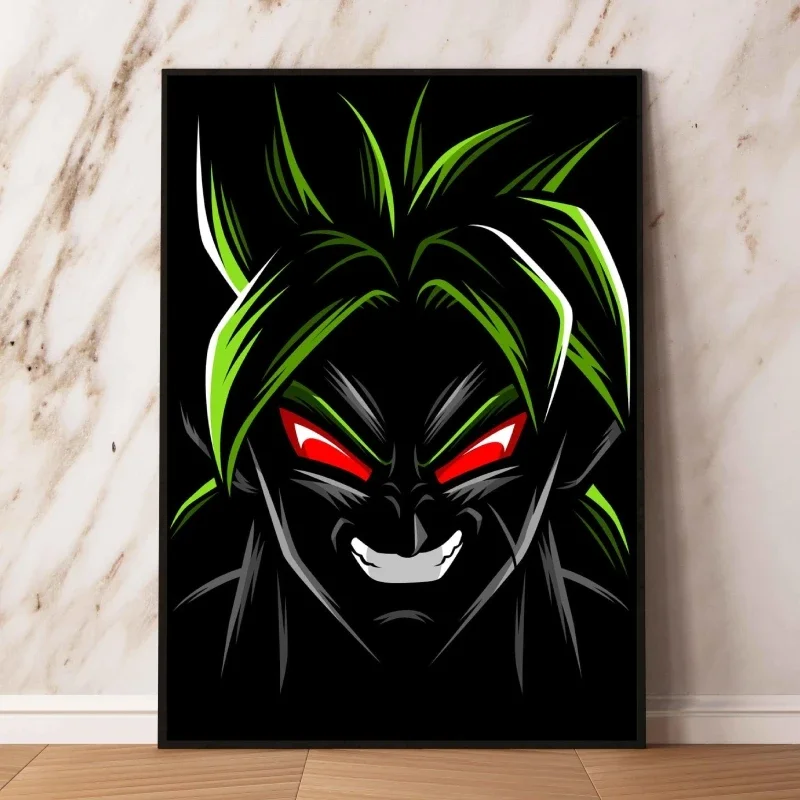 Dragon Ball Goku ผ้าใบ Wall Art Cuadros ที่ดีที่สุดของขวัญตกแต่งหน้าแรกภาพวาดคริสต์มาสของขวัญการ์ตูนคลาสสิกภาพแขวน