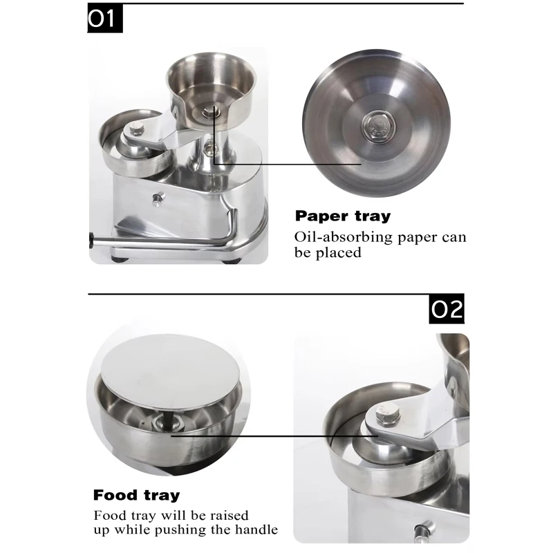 High-Quality Hamburger Patty Making Machine Manual Burger Maker Beef Meatloaf Making Equipment Hamburger Patty Forming Machine