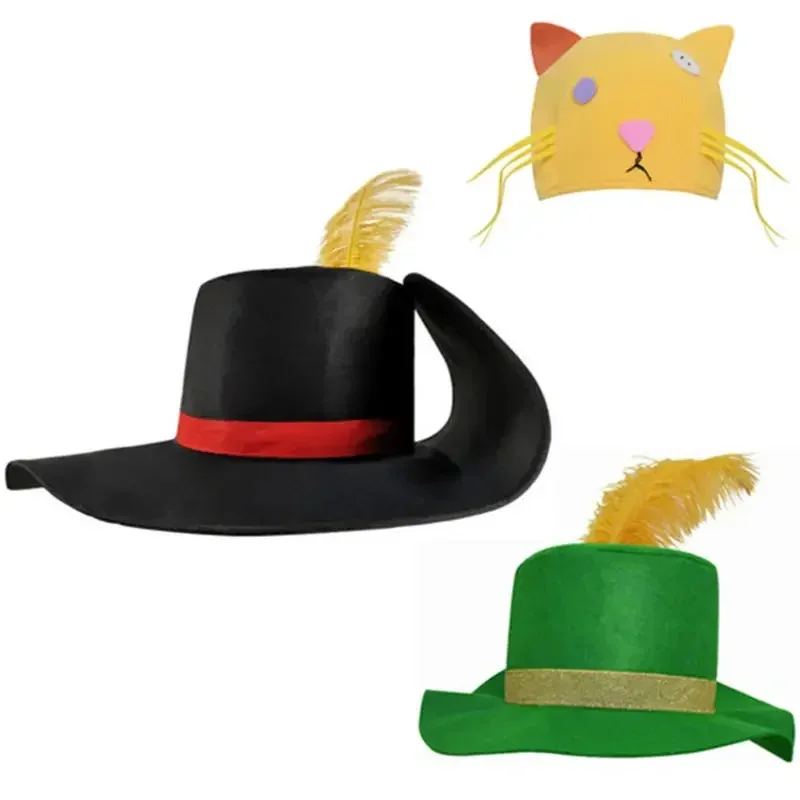 

Новинка 2023, потому что аниме pmesh в сапогах, кепка для косплея для взрослых, Хэллоуин, карнавальная вечеринка, шляпа R