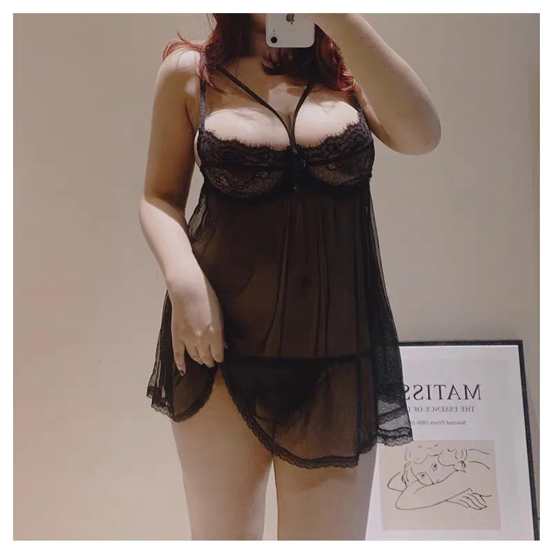 Plus Size Sexy Lingerie Set for Curvy Women