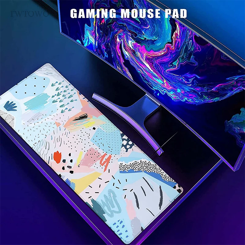 Abstract Graffiti Mouse Pad Gaming XL Custom Computer HD New Mousepad XXL Mechanical Keyboard Pad Office Soft Non-Slip Mice Pad