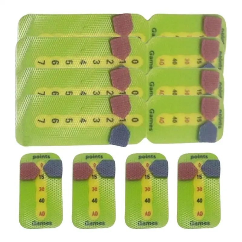 

Счетчик очков для тенниса, хранитель очков для ракеток, табло для теннисного матча для теннисиста, легко рвется без клея