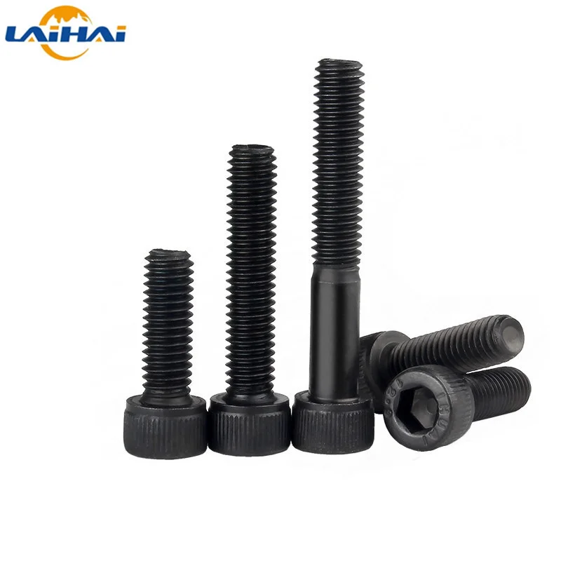 10/50pc UNF 0# UNC 2# 4# 5# 6# 8# 10# US Coarse Thread Black Grade 12.9 Alloy Steel Hex Hexagon Socket Allen Head Cap Bolt Screw