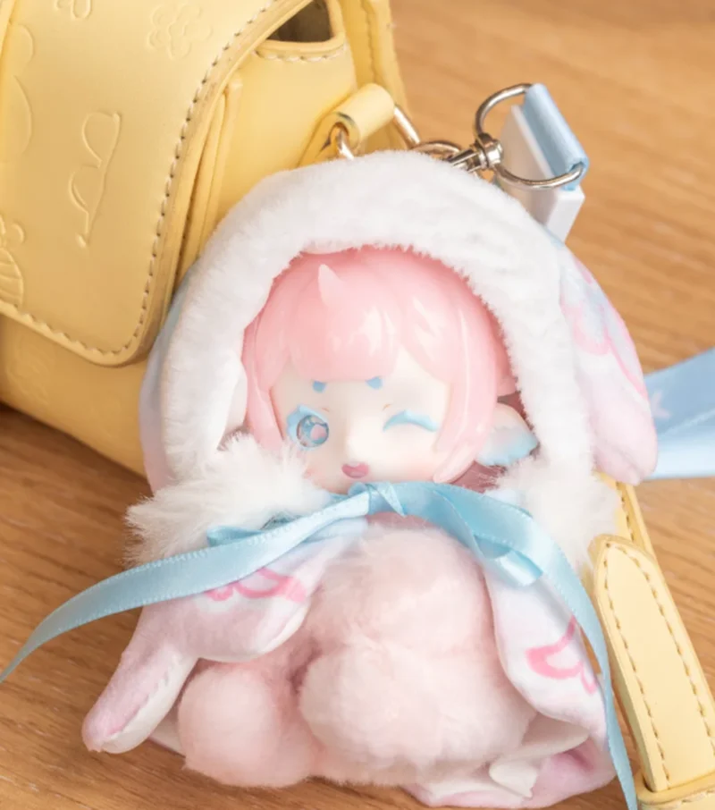 صندوق Pan's الأصلي An Tu Palm Heart Little Bao Series PVC صندوق أعمى دمية عصرية لتزيين الشكل هدية فتاة