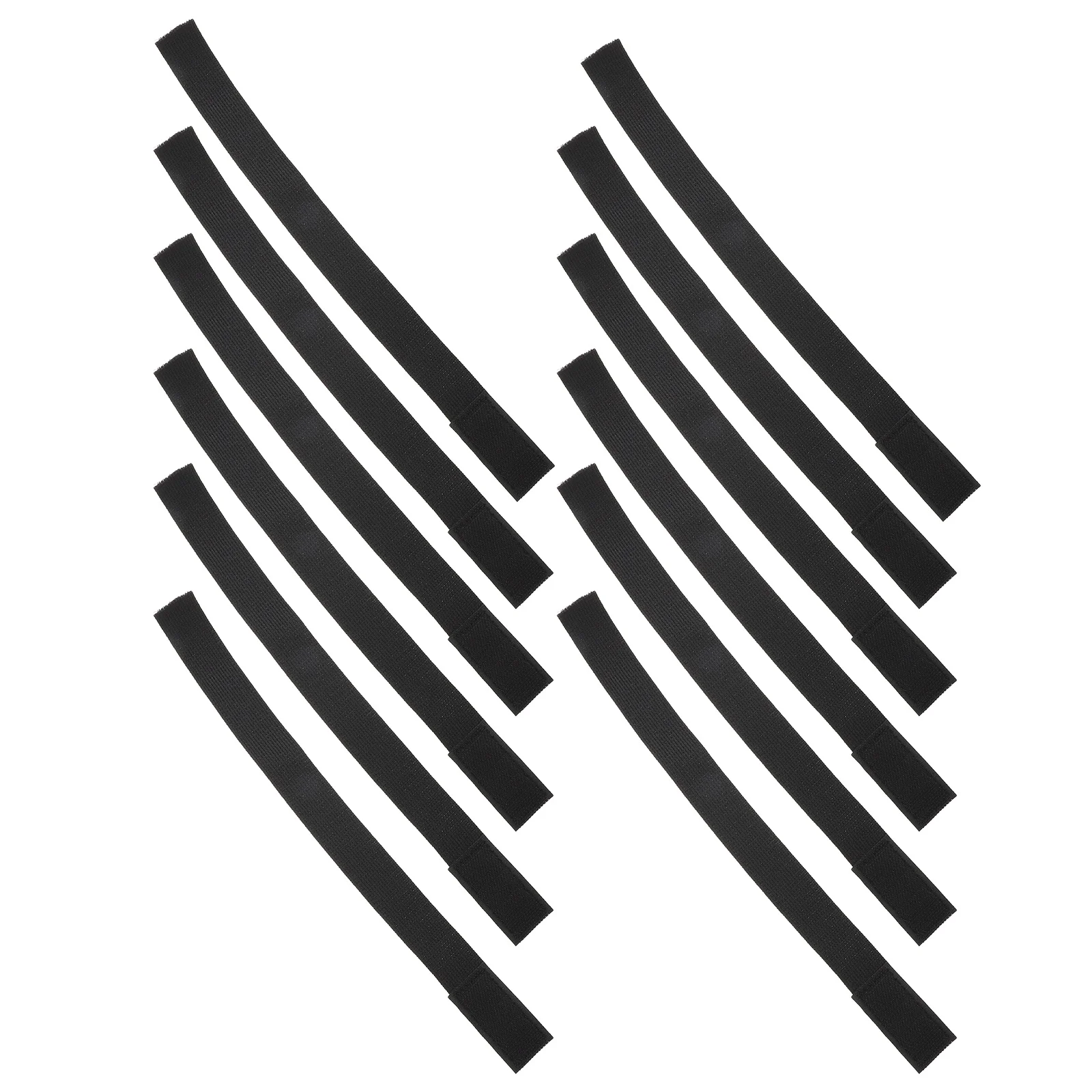 

12Pcs Adjustable Military Boot Straps Elastic Black Boot Blousers for Gardening Hiking Cycling Pant Legs Boots Blousing Strap