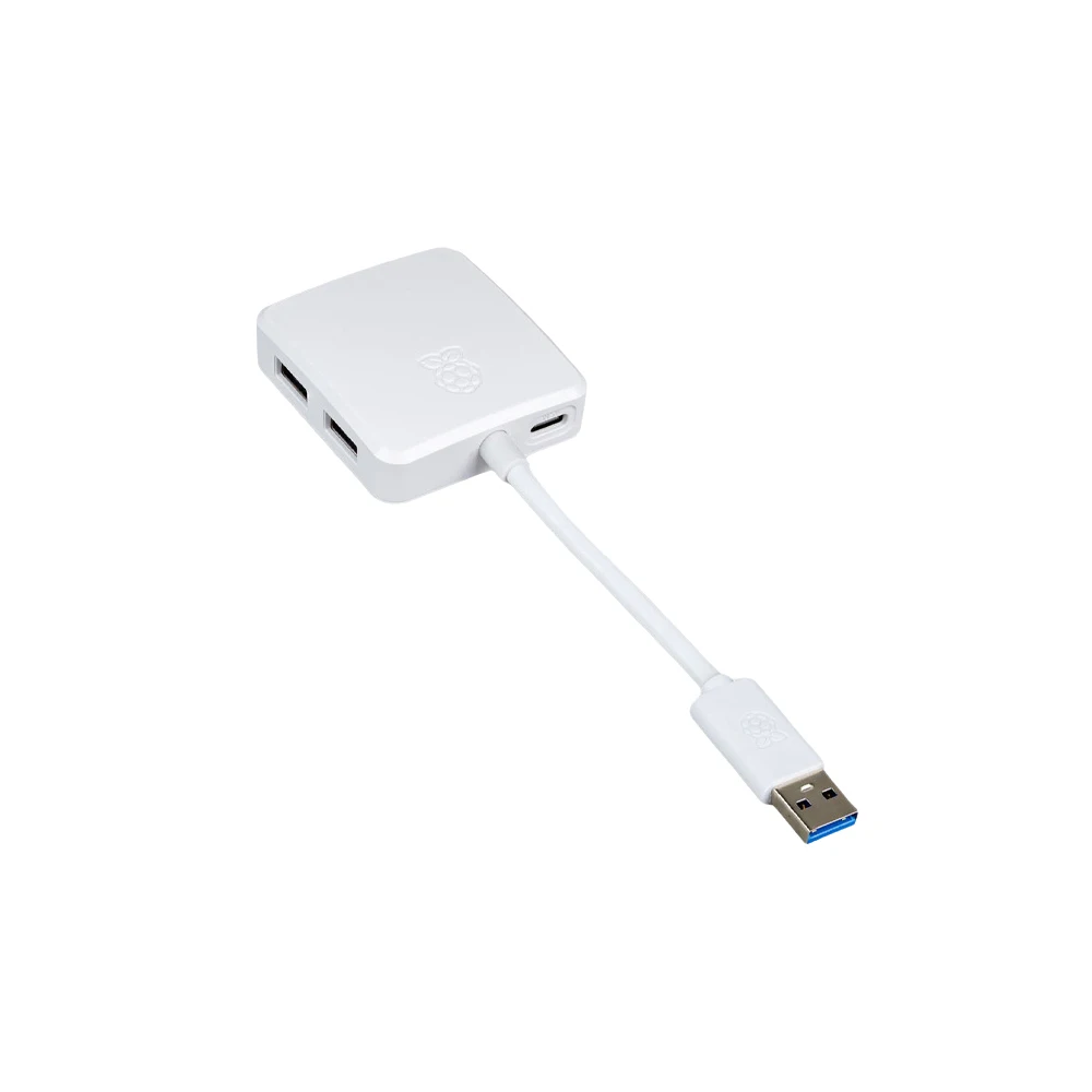 official Raspberry Pi USB 3 Hub, Expands Four Downstream USB 3.0 Type-A Ports, Data Transfer Speeds Up To 5 Gbps