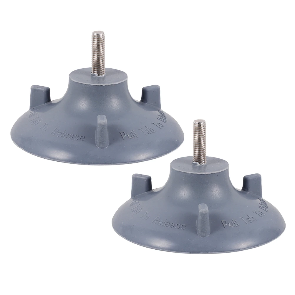 

2 Pcs Suction Cup Anti-slip Foot Pad Bath Seat Replacement Legs Feet Bathtub Chair Protectors Commode Toilet