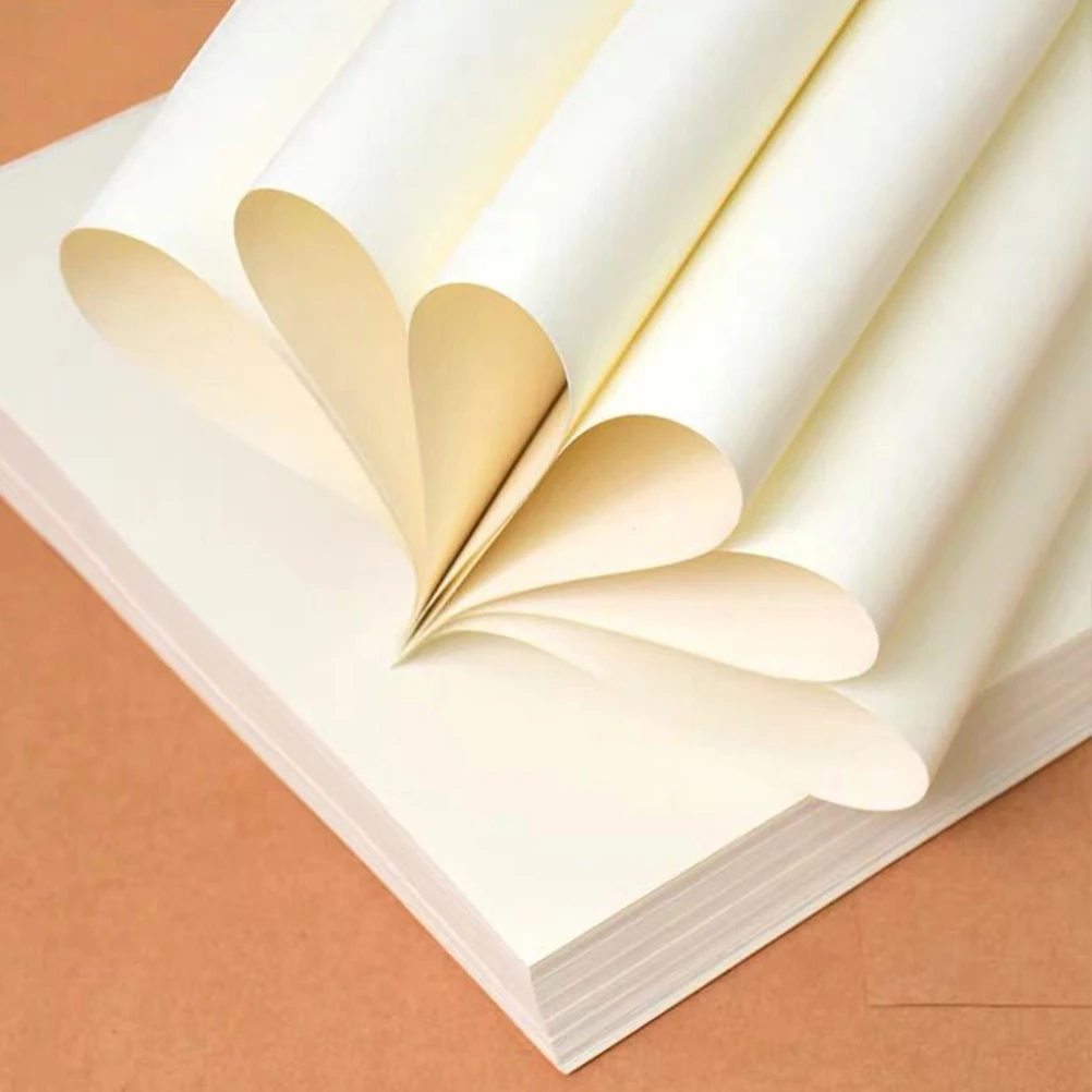 

100Pcs Watercolor Paper Bulk Thick A4 Size Smooth Surface Suitable for Painting Drawing Color Sheets Watercolor Color Bulk