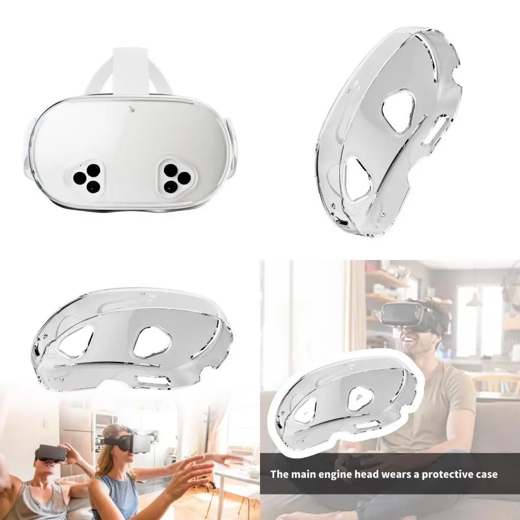 27RA CLEAR TPU حالة واقية خفيفة الوزن لعدسة كاميرا سماعات الرأس 3S