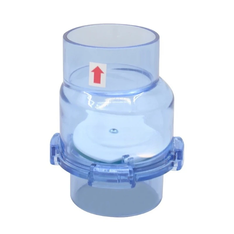 transparent check valve Drainpipe Non-return Flap Valve check valve Combination sets Kitchen sewer deodorization 50mm flap UPVC