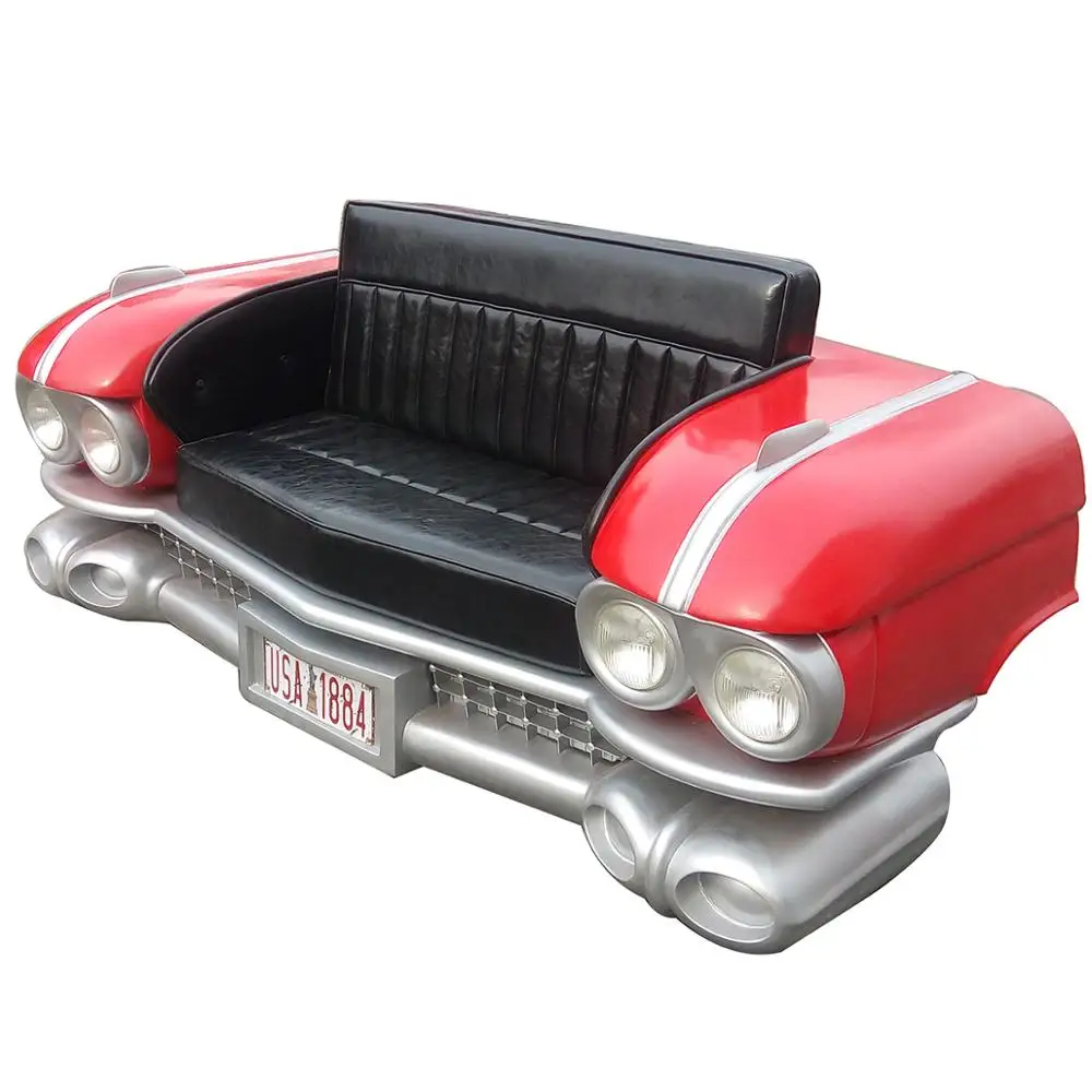 Vintage Classic Retro Cafe Car Sofa Diner Booth Restaurant Booth Seating Furniture