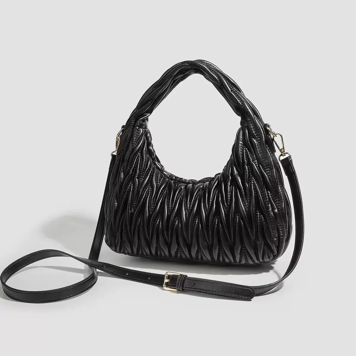 

Luxury Handbags Women's Bags Brand Y2K Retro Style Shoulder Bag Korean New Fashion Black Shoulder Crossbody Bags For Women