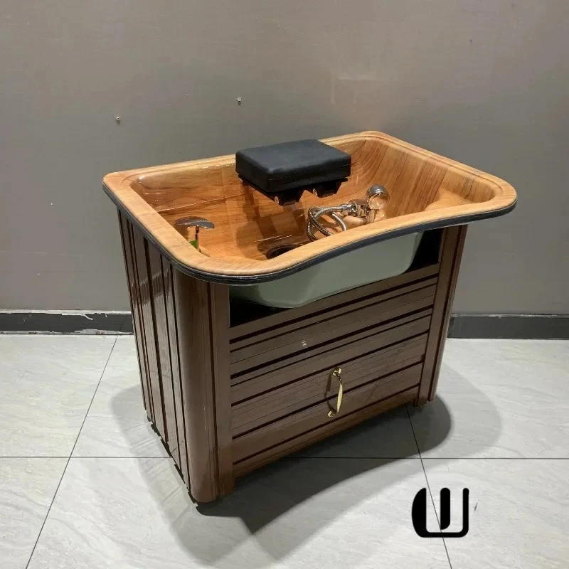 

Display Center Shampoo Bed Chair Hair Shampoo Bed Wash Single Sleeping Water Men's Shaving Japanese Cadeira Trendy Furniture