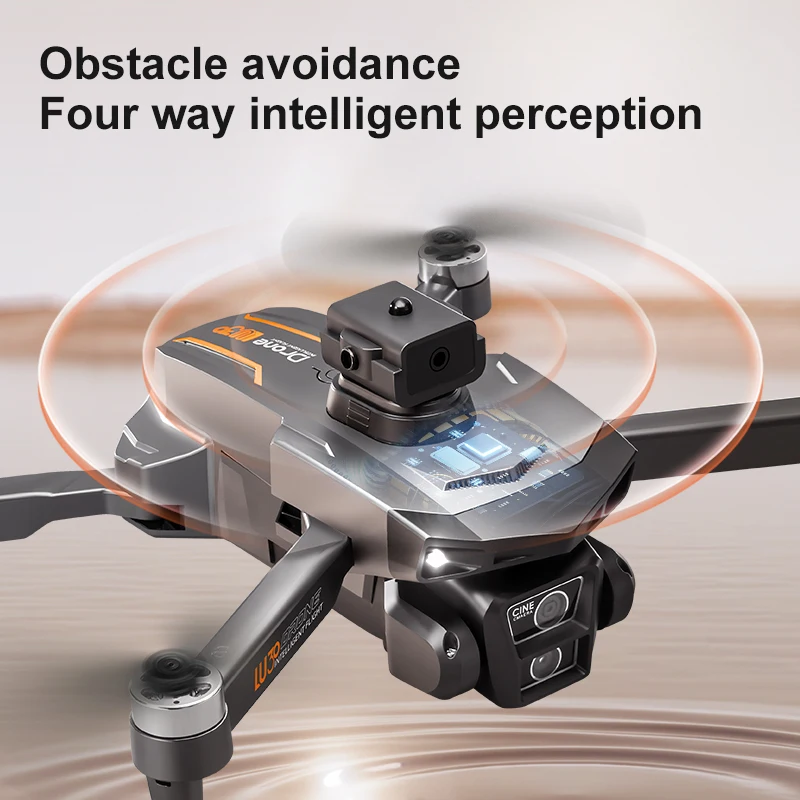 طائرة بدون طيار GPS LU30 8K HD كاميرا صغيرة بدون طيار لتجنب العوائق الذكية مع التحكم في الشاشة 4.5 بوصة RC طائرات بدون طيار