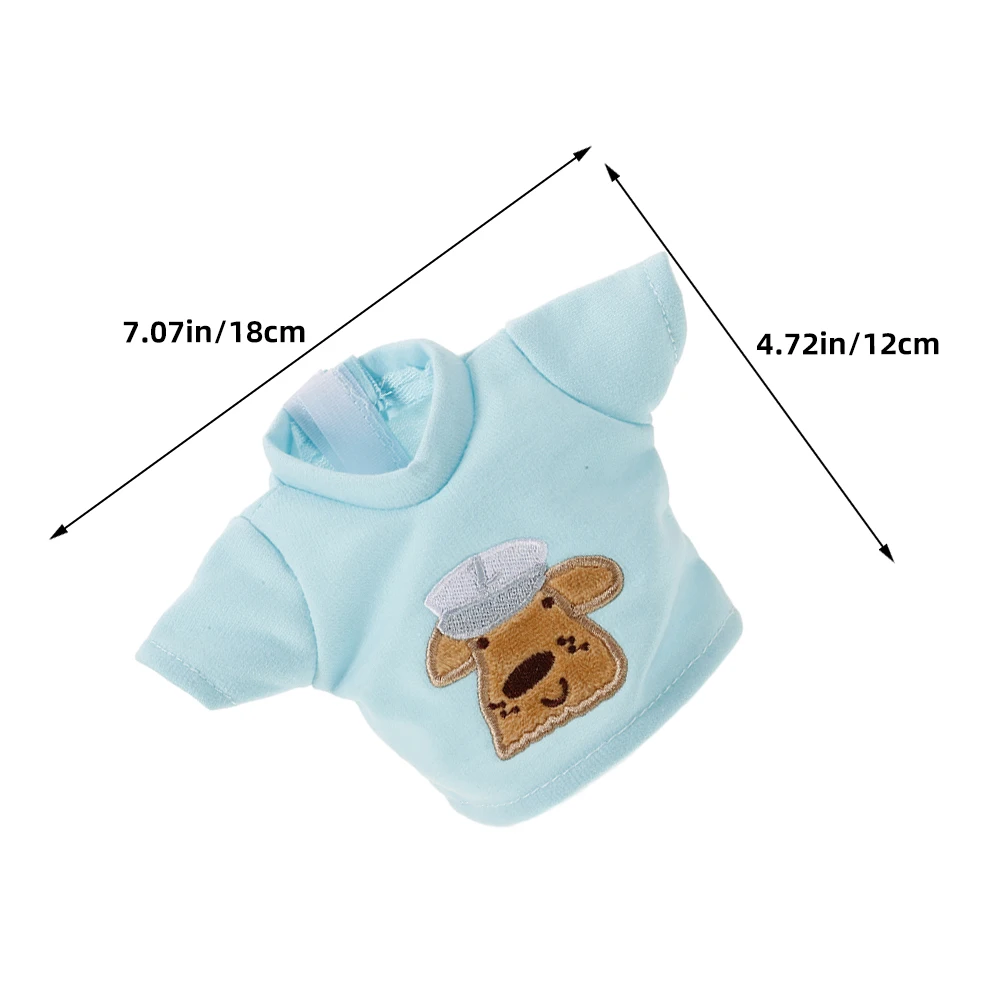 طقم ملابس من قطعتين مقاس 10 بوصات: ملابس فينيل مع بنطلون وقميص وقبعة للعب التظاهري، إكسسوارات خزانة ملابس لعيد الميلاد