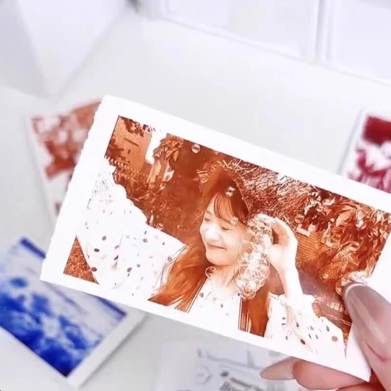 5 rollen 4-kleuren kindercamera papierrol navulling compatibel met de meeste instant printcamera's fotoprinterpapier kinderverjaardagscadeaus