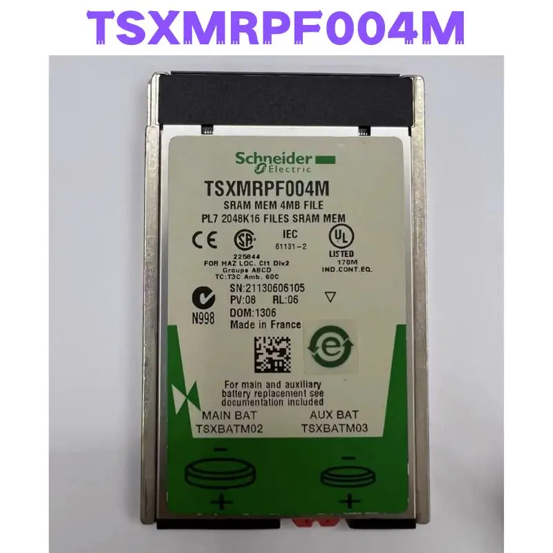 Second-hand TSXMRPF004M Memory Card Tested OK Quick Shipment