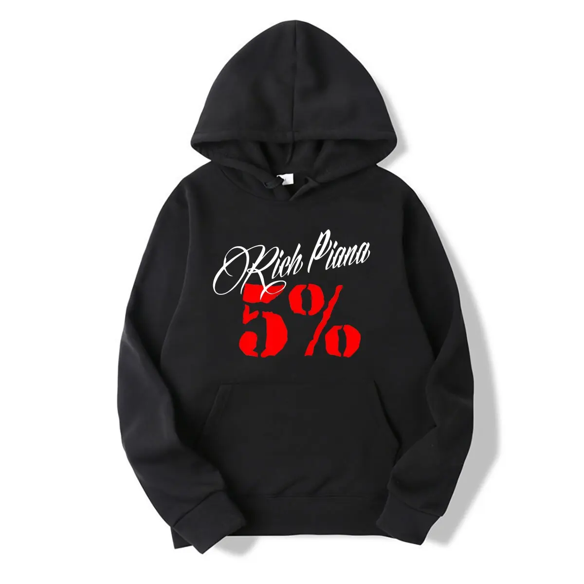 Rich Piana 5% Nutrition Classic Logo Hoodie T-shirt Men Big And Tall Bodybuilding Gym Korean Streetwear Pullover Sweatshirt
