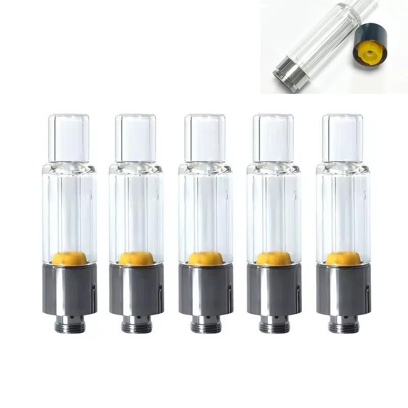 

10-50pcs Full Glass Vape Cartridge 0.8ml/1.0ml Empty capacity eramics Coil 510 Thread Disposable Atomizer Electronic Cigarette