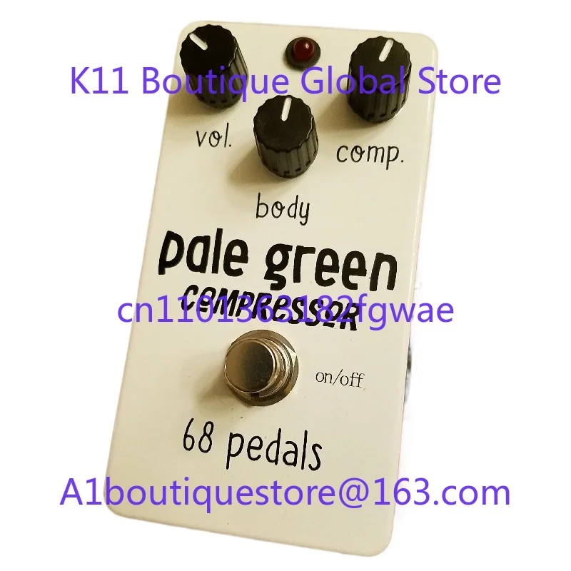 

68Pedals бледно-зеленая компрессия, монолитные эффекты