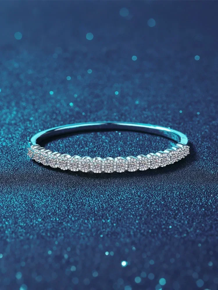 

Модный браслет-подвеска из муассанита, высокое качество, серебро S925, экстремальное звездное небо, браслет с микроинкрустацией для женщин, изящные ювелирные изделия с