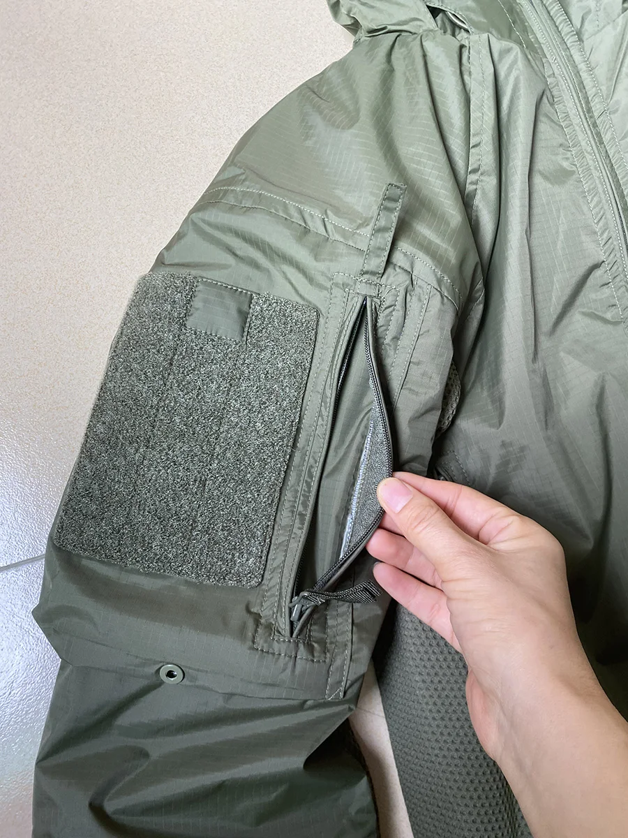 Ultraleichte Kampf-Baumwolljacke im PRO-Stil, Softshell-Jacke, Outdoor-Trainingsuniform für Herbst und Winter – Detail 10