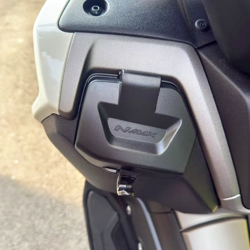 Motorcycle Tool Box Storage Cover Lid Side Pocket Carbon Fiber Waterproof Cover For Yamaha NMAX V3 NMAX155 2025 nmax Accessories