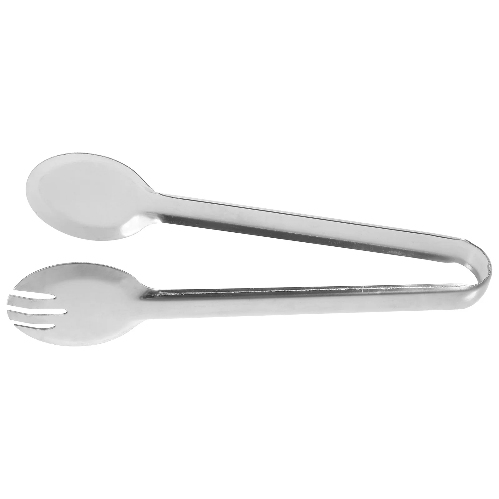 

Single Prong Salad Tongs Stainless Steel Thick Kitchen Food Tongs For Bread Steak Pasta Cake Toast Dessert Barbecue Use