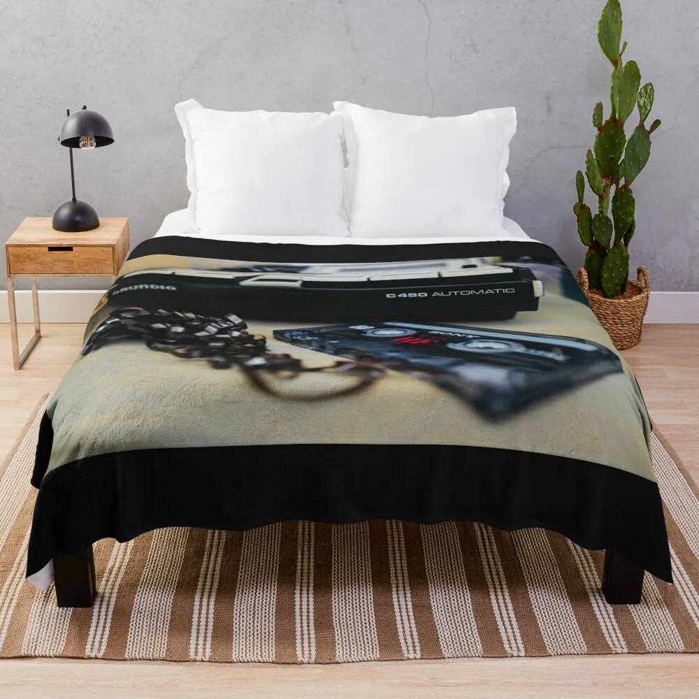 Music back in time photo by Genaro Throw Blanket Personalized Gift Loose Bed linens Decorative Sofa Blankets