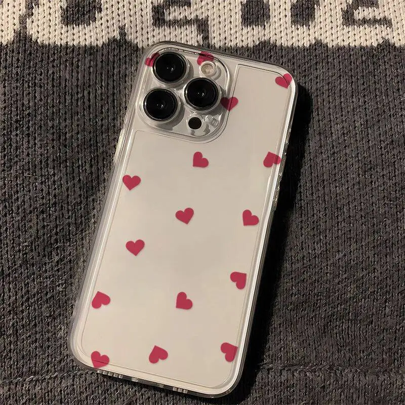 Love Heart Phone Case for OPPO Reno 7 4G 12 11 10 Pro Plus 11F 12F 5 6 Lite A78 A79 A98 A38 A18 A58 A60 A57 A77 A16 A17 A3 Pro