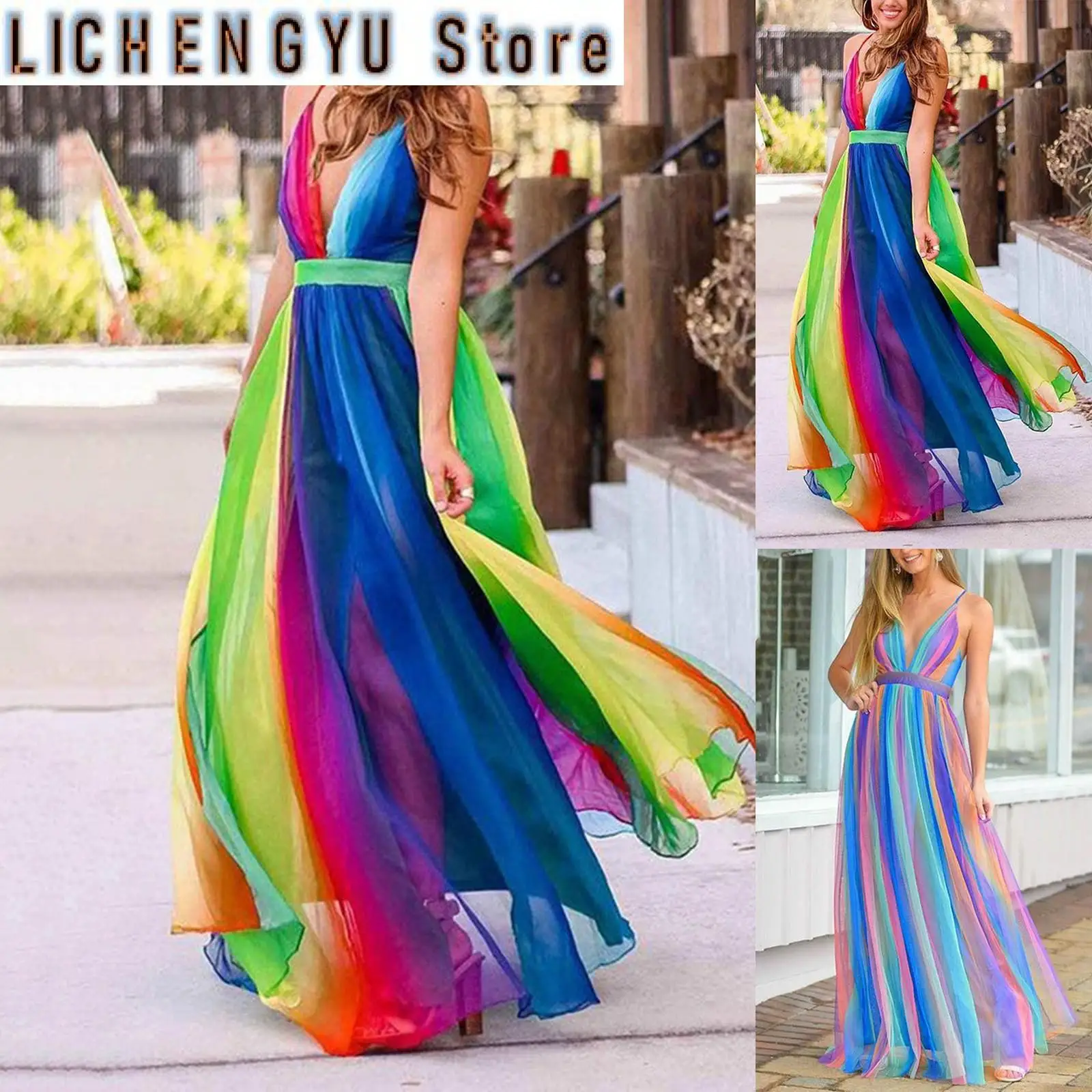 

Women'S Elegant Dresses Outfits Spring And Summer New European And Border Foreign Trade Vestidos De Fiesta Elegantes