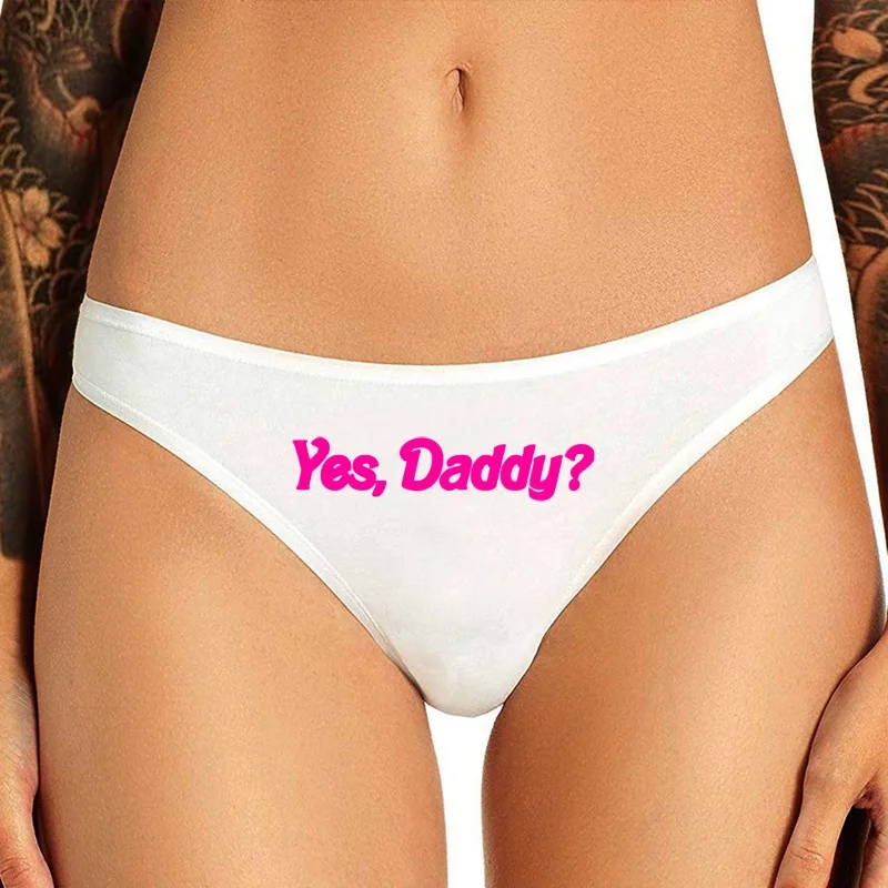 Women\'s Cute Underwear Daddys Toy Girl Lovely Intimates Fashion Women Seamless Thong Underwear Funny Panties for Women Low Waist