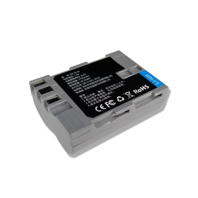 EN-EL3e Camera Battery 7.4V 2750mAh For Nikon