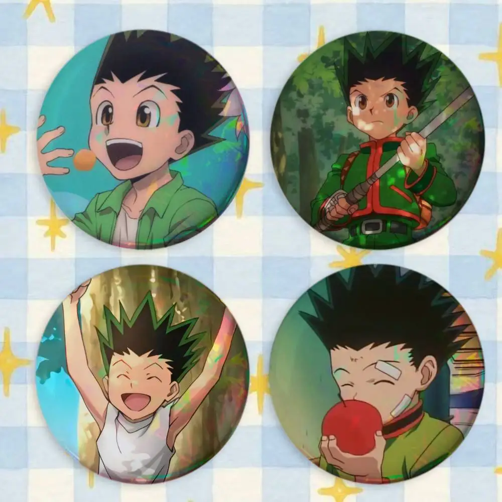 Hunter x Hunter Gon Freecss Brooches Cartoon Badge Pins Backpack Hat Accessories Friend Gift