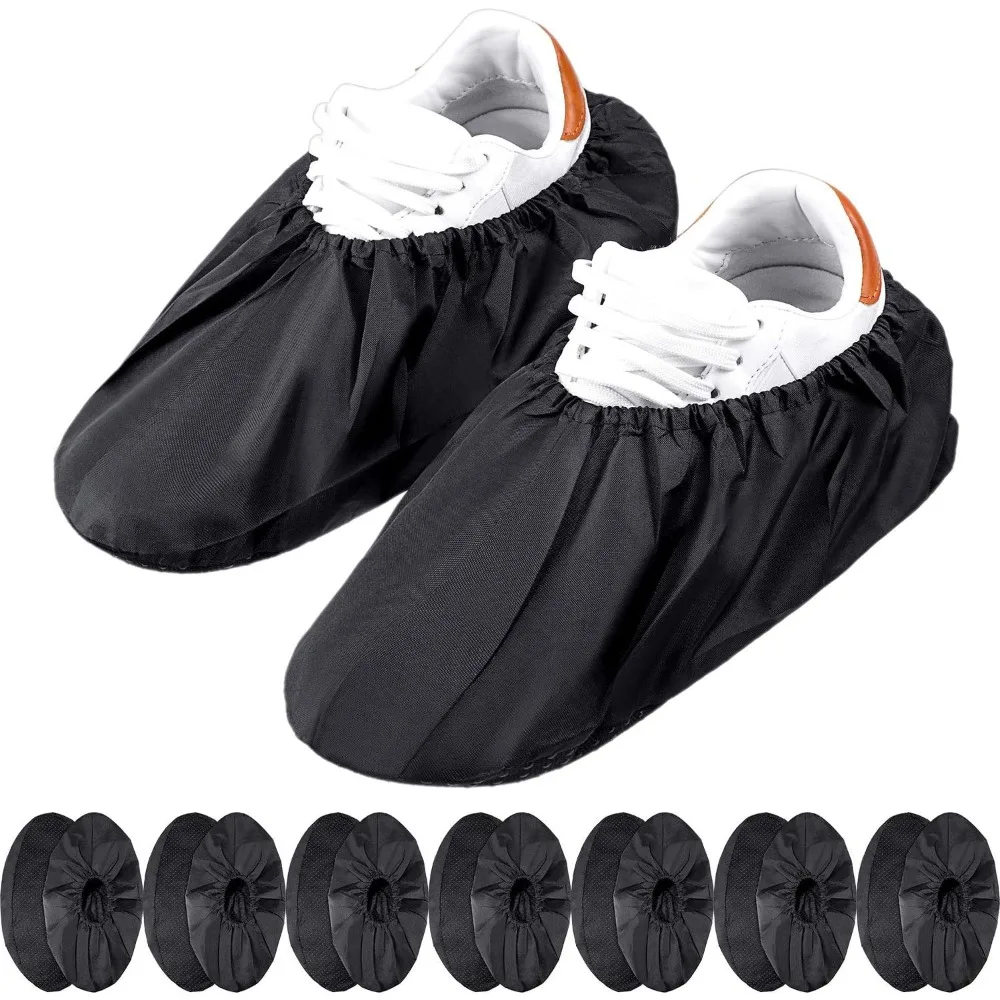 

Reusable Shoe Covers – 8 Pairs, Waterproof & Non-Slip, Machine Washable, Large