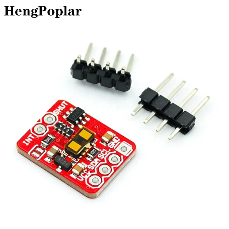 50Hz 3.3-5v VL53L1X Laser Ranging Sensor Module 4cm-4m Ranging Module ToF Distance Measurement I2C 12x17x3.2mm PCB Sensor Board