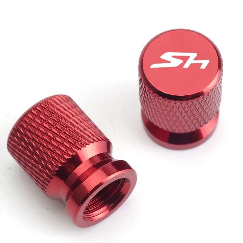 Motorcycle CNC Aluminum Tire Valve Air Port Stem Cover Caps  For HONDA SH125 SH150 SH300 SH350 SH 125 150i 300i 350i Accessories