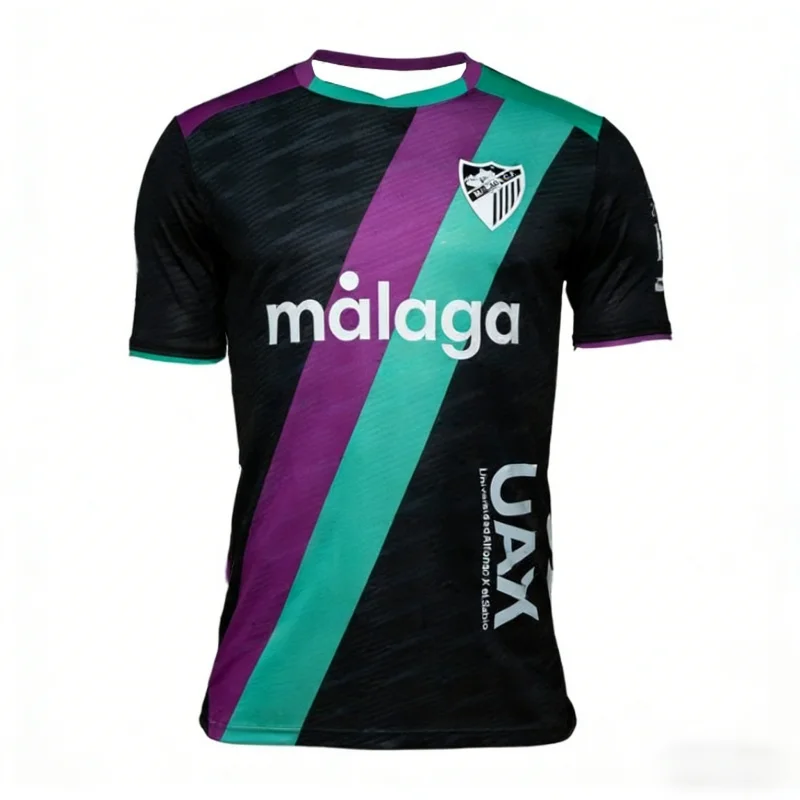 2026Hot Selling New Malaga Themed Fan Clothing 3D Printed Sports Leisure Comfortable Breathable Quick Drying Parent-child Outfit