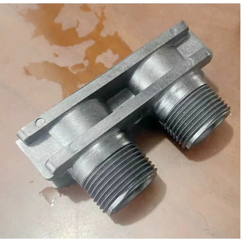 Threaded Manifold Adapter for Control Valve, Steel Hydraulic Pipe Connector Fitting with Screws